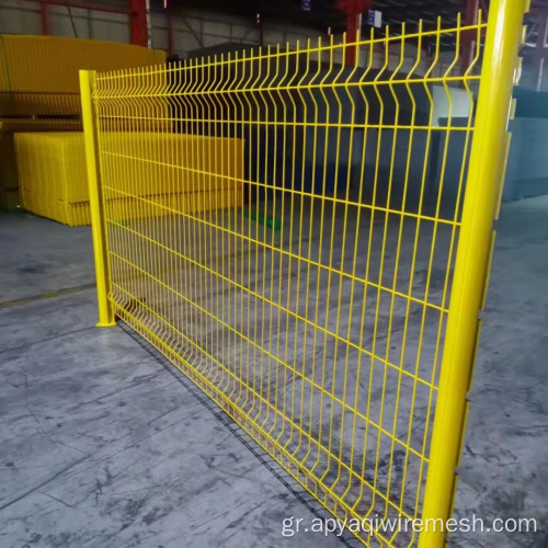 PVC γαλβανισμένο σύρμα ασφαλείας Mesh Fence Metal